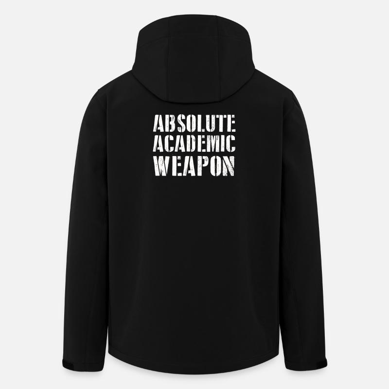 Arme académique absolue des étudiants - Veste softshell homme en polyester recyclé Stanley/Stella - noir