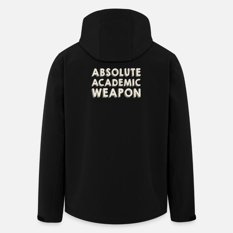 Arme académique absolue des étudiants - Veste softshell homme en polyester recyclé Stanley/Stella - noir