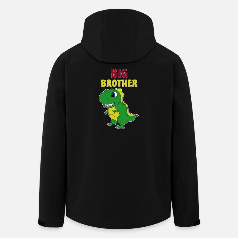 Grand frère dinosaure - Veste softshell homme en polyester recyclé Stanley/Stella - noir