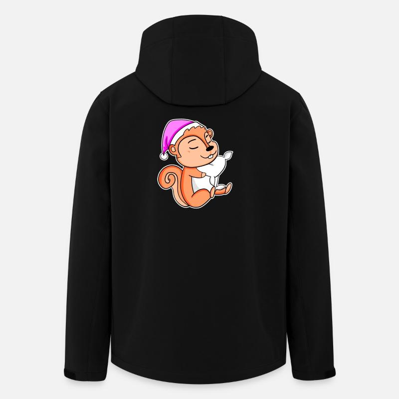 Eichhörnchen - Recycelte Männer Softshell-Jacke von Stanley/Stella - Schwarz