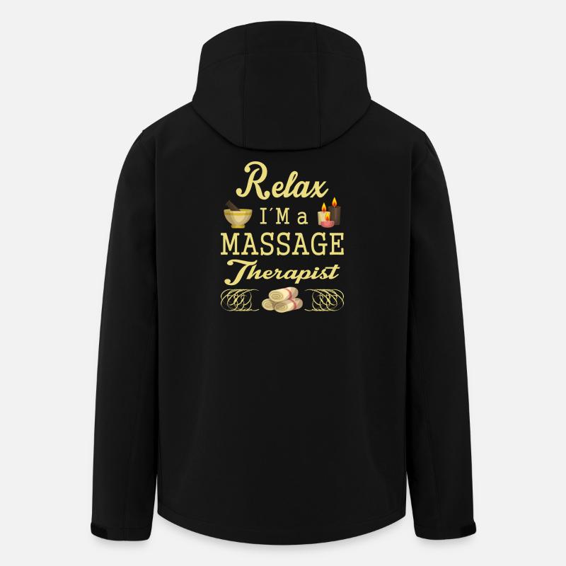 Massage therapy - Men’s Recycled Softshell Jacket by Stanley/Stella - black