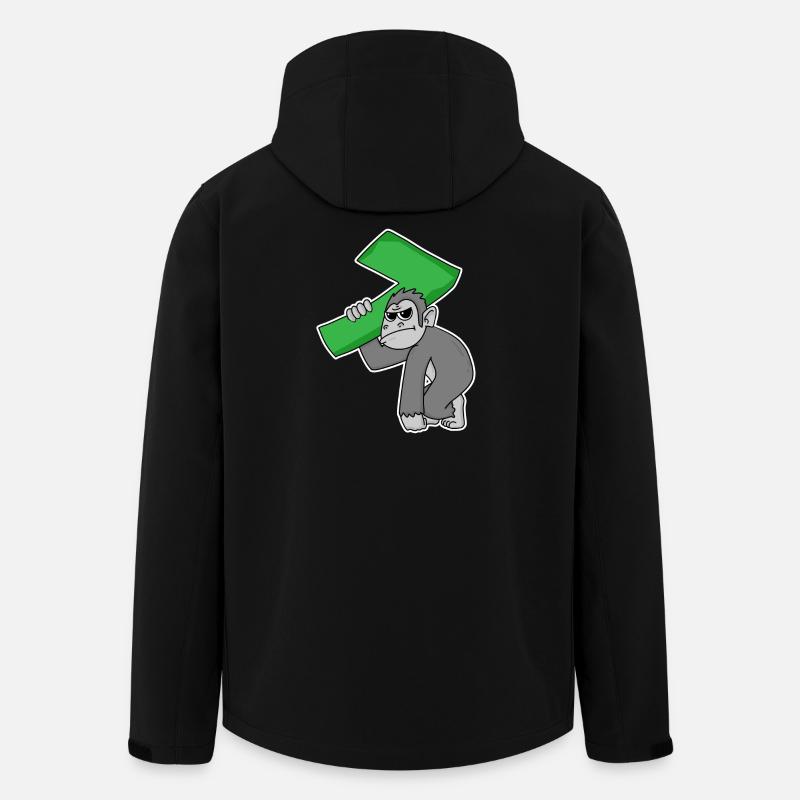 7 ans - 7e anniversaire - Veste softshell homme en polyester recyclé Stanley/Stella - noir