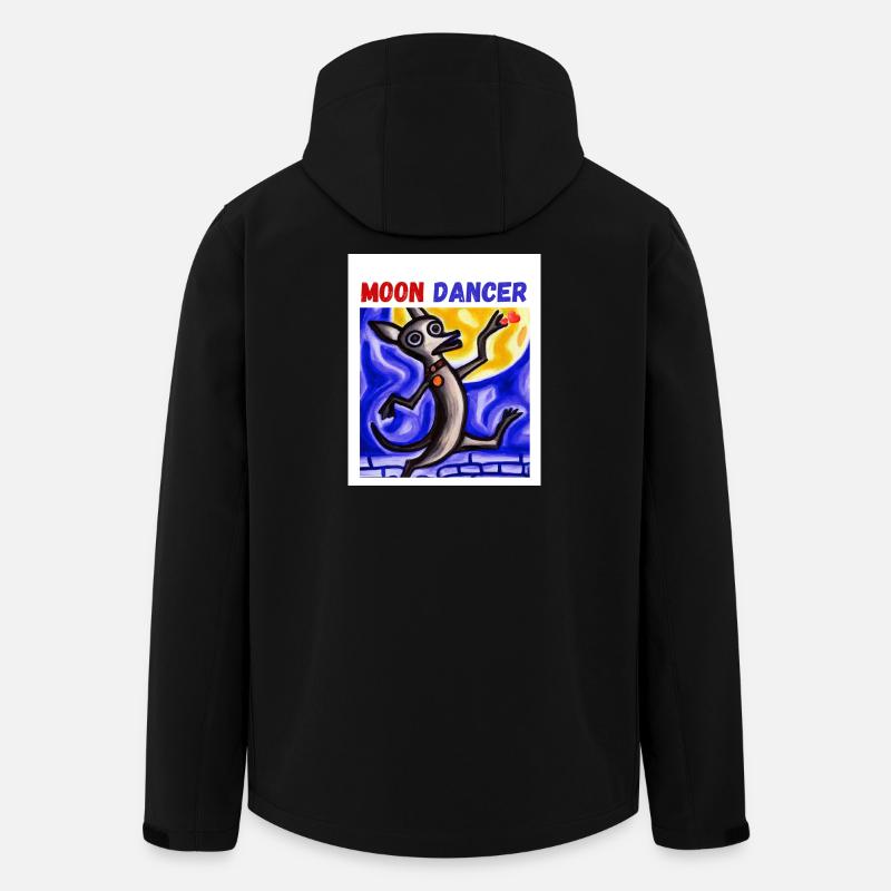 Chihuahua Art - Moon Dancer - Recycelte Männer Softshell-Jacke von Stanley/Stella - Schwarz