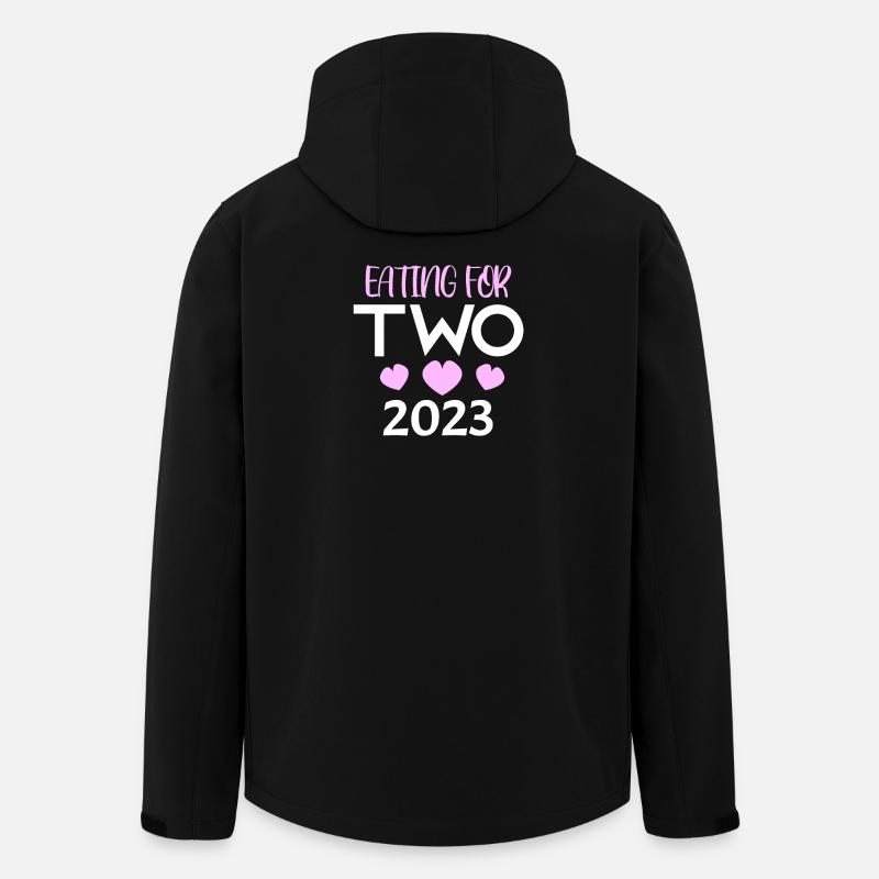 Zwillinge Schwanger - Recycelte Männer Softshell-Jacke von Stanley/Stella - Schwarz