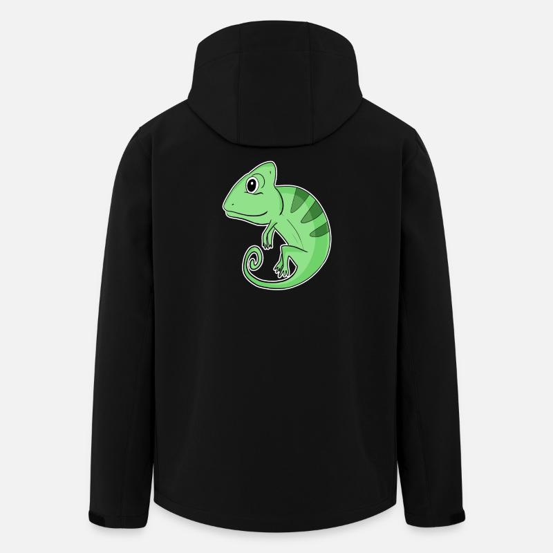 Chamäleons Chamäleon - Recycelte Männer Softshell-Jacke von Stanley/Stella - Schwarz