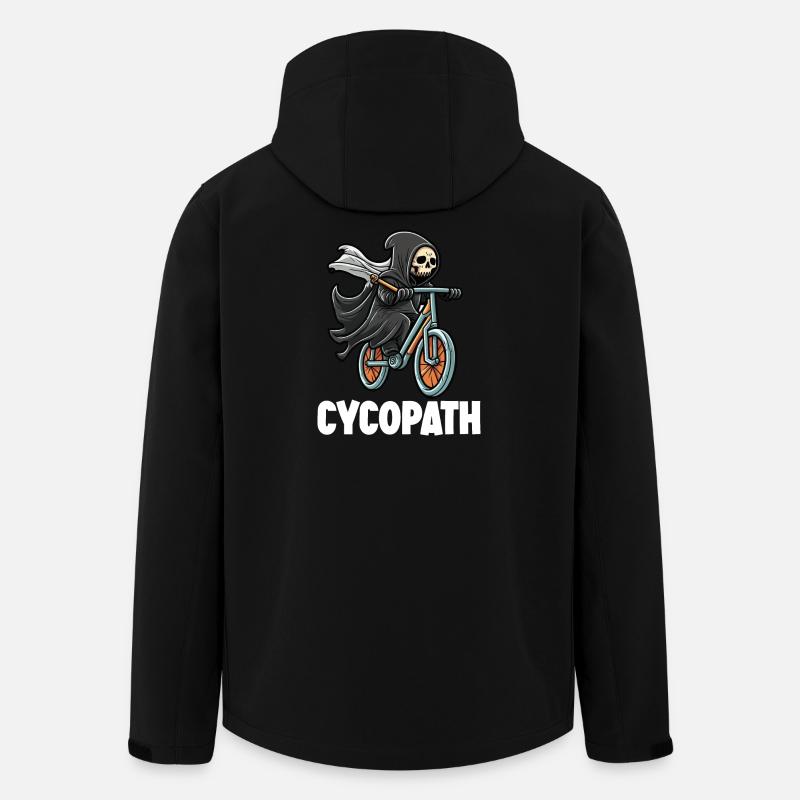 Mountainbike Cycopath - Recycelte Männer Softshell-Jacke von Stanley/Stella - Schwarz