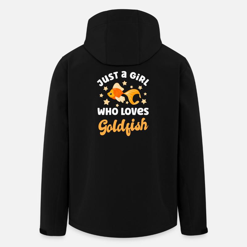 Goldfisch - Recycelte Männer Softshell-Jacke von Stanley/Stella - Schwarz