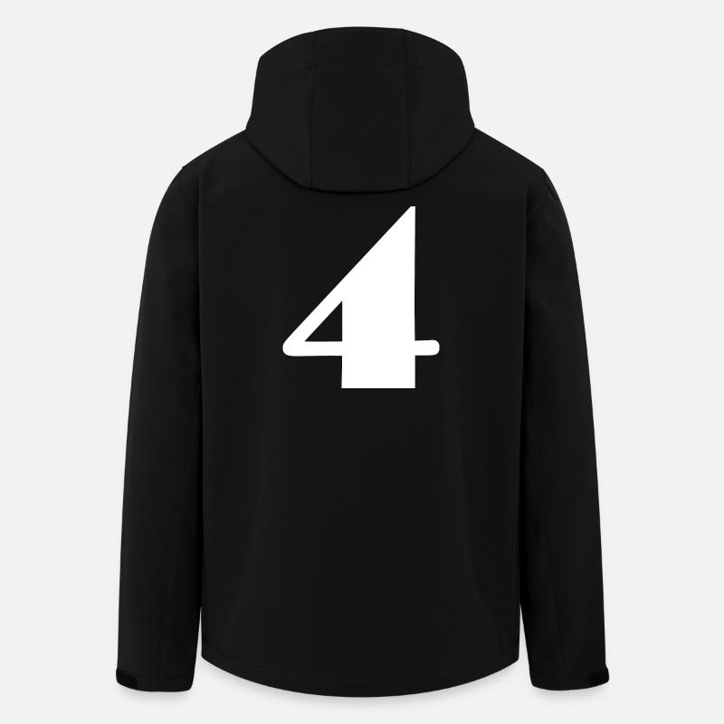 4,4 ANS,4e ANNIVERSAIRE,ANNIVERSAIRE 4 ANS - Veste softshell homme en polyester recyclé Stanley/Stella - noir