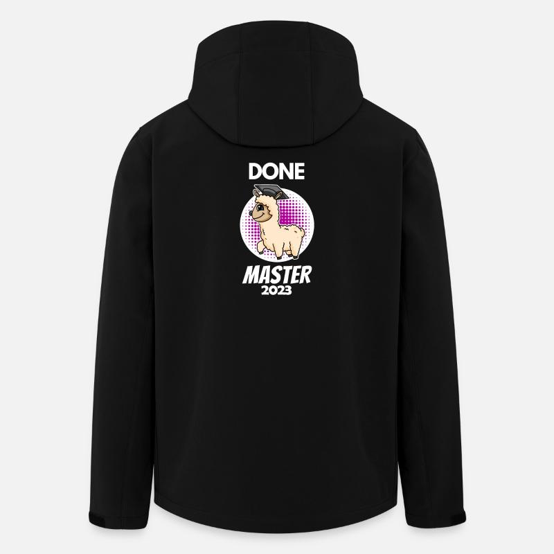 Master 2023 - Master abgeschlossen - Recycelte Männer Softshell-Jacke von Stanley/Stella - Schwarz