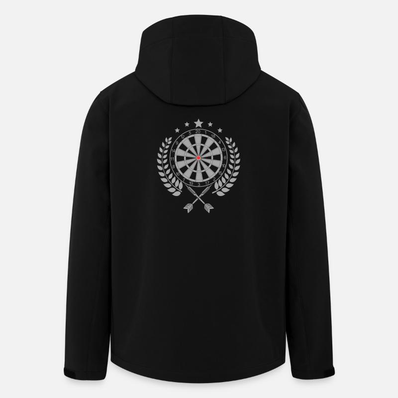 Darts - Darts Lover Apparel - Men’s Recycled Softshell Jacket by Stanley/Stella - black