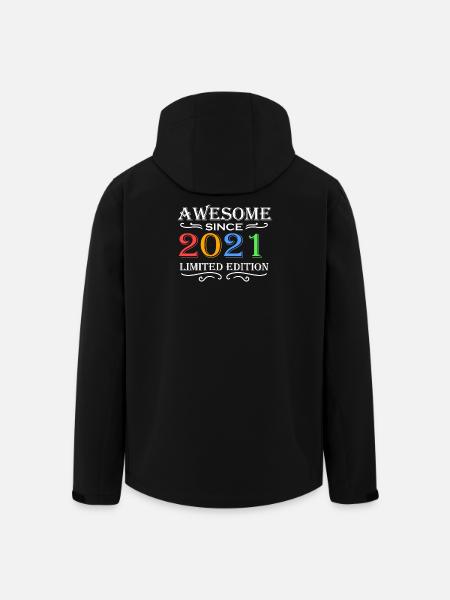 2021 - Millésime 2021 - Veste softshell homme en polyester recyclé Stanley/Stella - noir