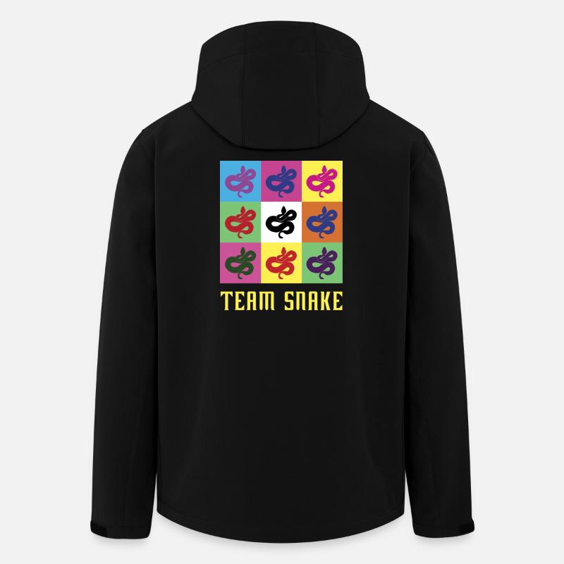 Team Snake - Veste softshell homme en polyester recyclé Stanley/Stella - noir