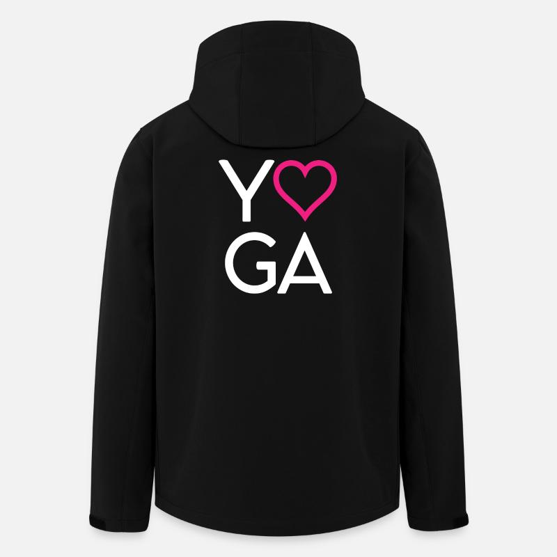 Joga - Recycelte Männer Softshell-Jacke von Stanley/Stella - Schwarz