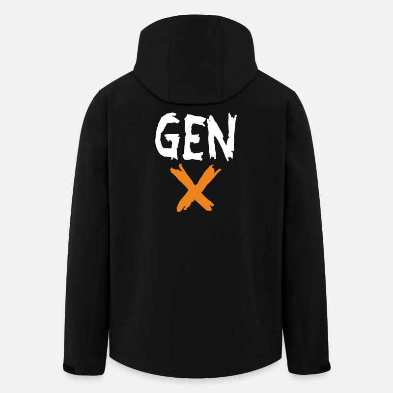 Gen X - Recycelte Männer Softshell-Jacke von Stanley/Stella - Schwarz
