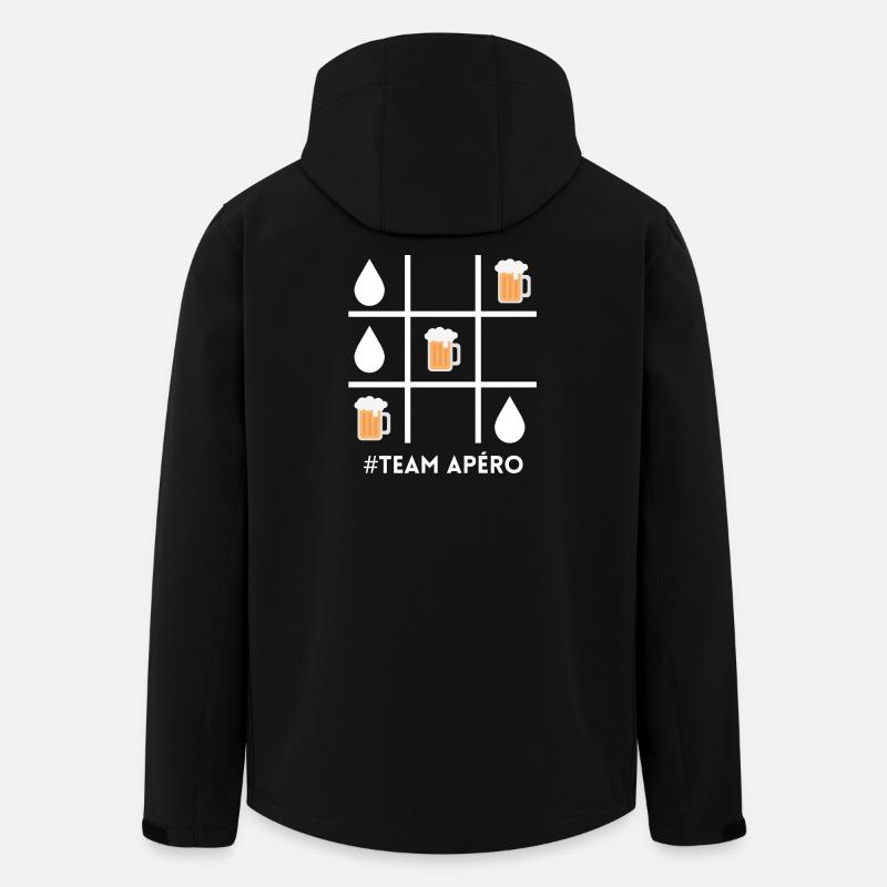 Aperitif team, beer, beer fan - Men’s Recycled Softshell Jacket by Stanley/Stella - black