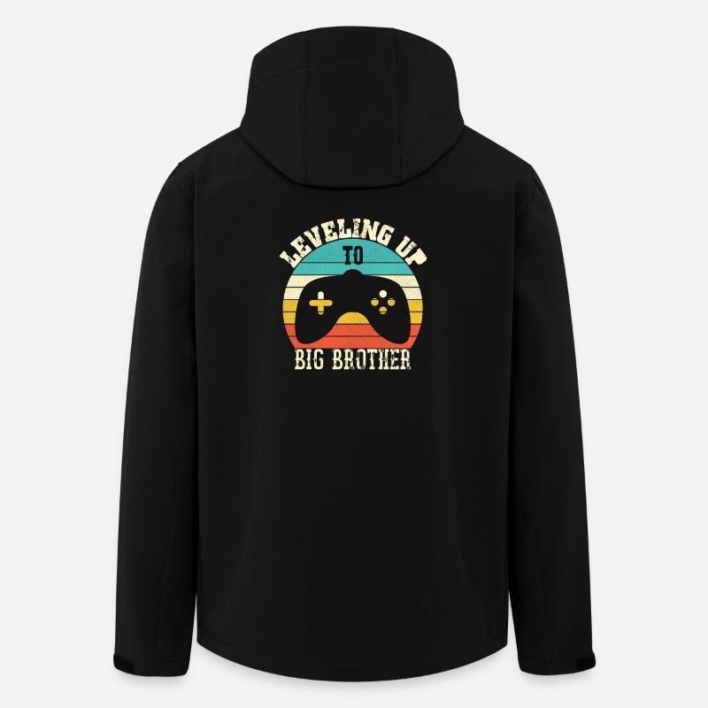 Passez au niveau de Big Brother - Veste softshell homme en polyester recyclé Stanley/Stella - noir