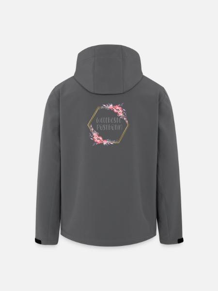 Weltbeste Postbotin Post Beruf Geschenk - Recycelte Männer Softshell-Jacke von Stanley/Stella - Schwarz