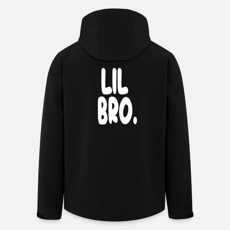 Lil Bro Statement Tee - Men’s Recycled Softshell Jacket by Stanley/Stella - black