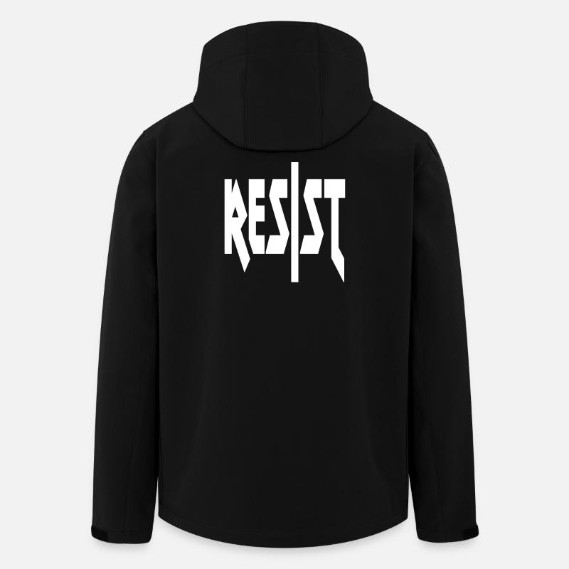 Résistez et résistez - Veste softshell homme en polyester recyclé Stanley/Stella - noir