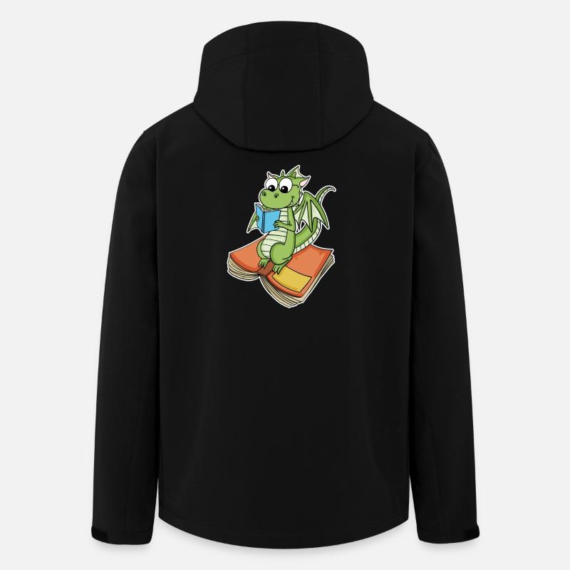 Books Dragon Dragon - Men’s Recycled Softshell Jacket by Stanley/Stella - black