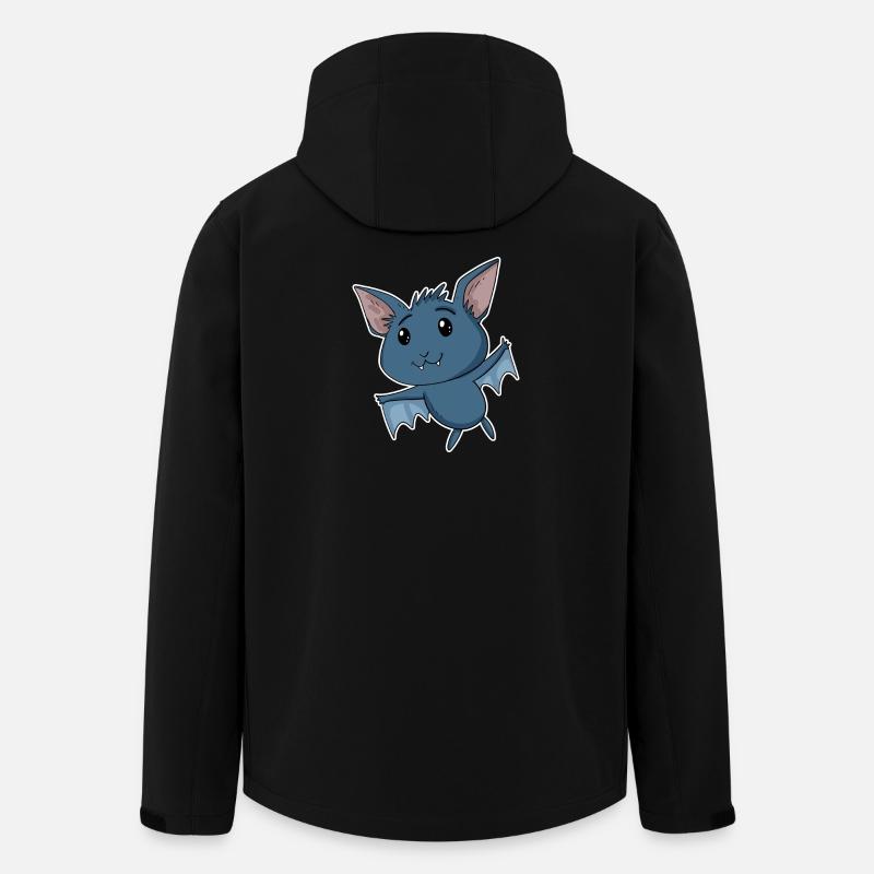Chauve-souris - Veste softshell homme en polyester recyclé Stanley/Stella - noir