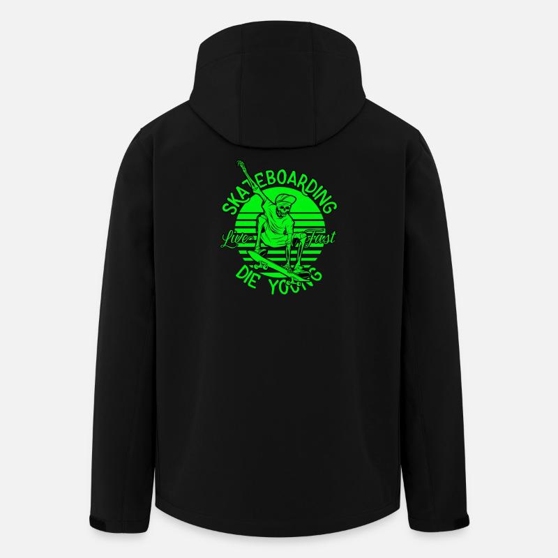 Skateboarden, Skateboarden, Skateboarden - Recycelte Männer Softshell-Jacke von Stanley/Stella - Schwarz