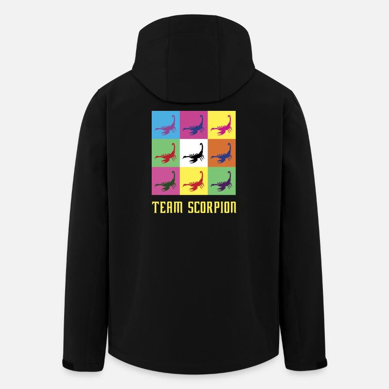 Team Scorpio - Men’s Recycled Softshell Jacket by Stanley/Stella - black