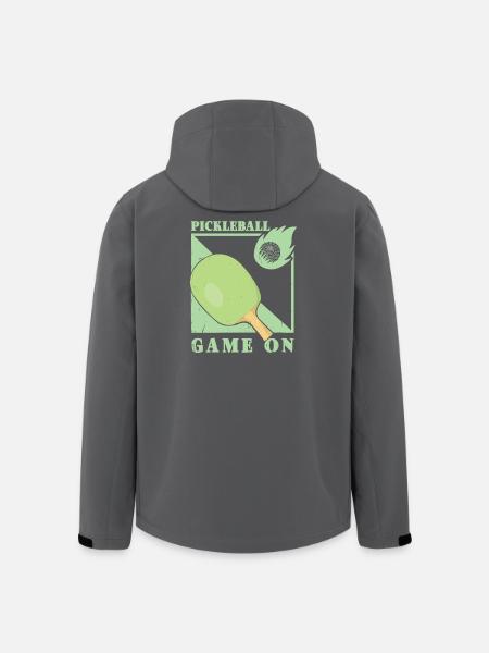 Pickleball Player - Men’s Recycled Softshell Jacket by Stanley/Stella - black