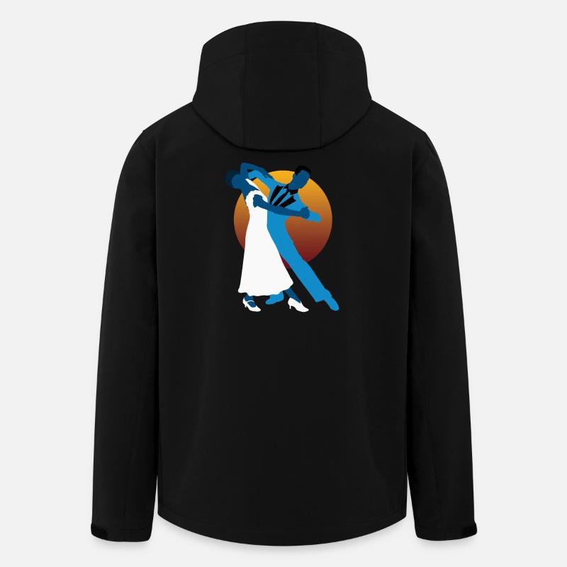 Valssitanssijat - Miesten softshell-takki kierrätetystä polyesteristä Stanley/Stellalta - musta