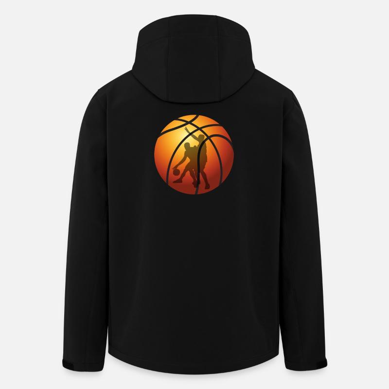 BASKETBALLSPIELER - Recycelte Männer Softshell-Jacke von Stanley/Stella - Schwarz
