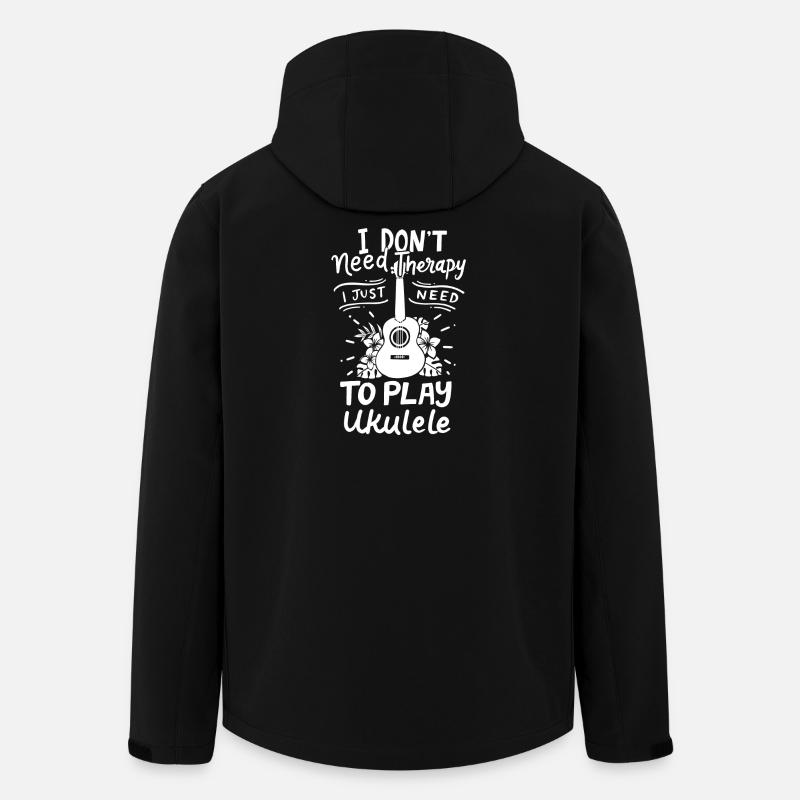 Ukulele Ukulele-Spieler - Recycelte Männer Softshell-Jacke von Stanley/Stella - Schwarz
