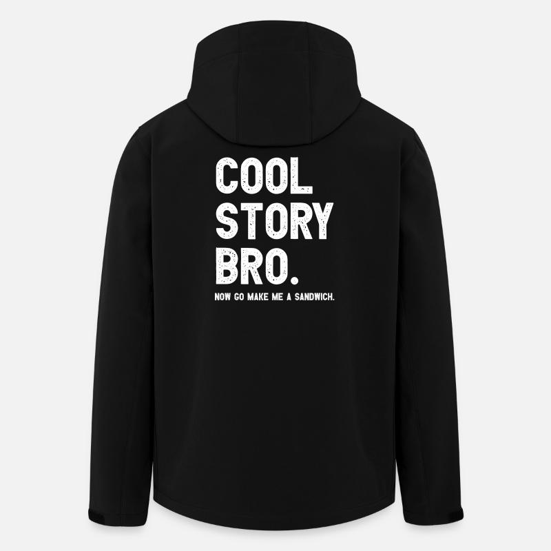Cool Story Bro. Now go make me a sandwich. - Recycelte Männer Softshell-Jacke von Stanley/Stella - Schwarz