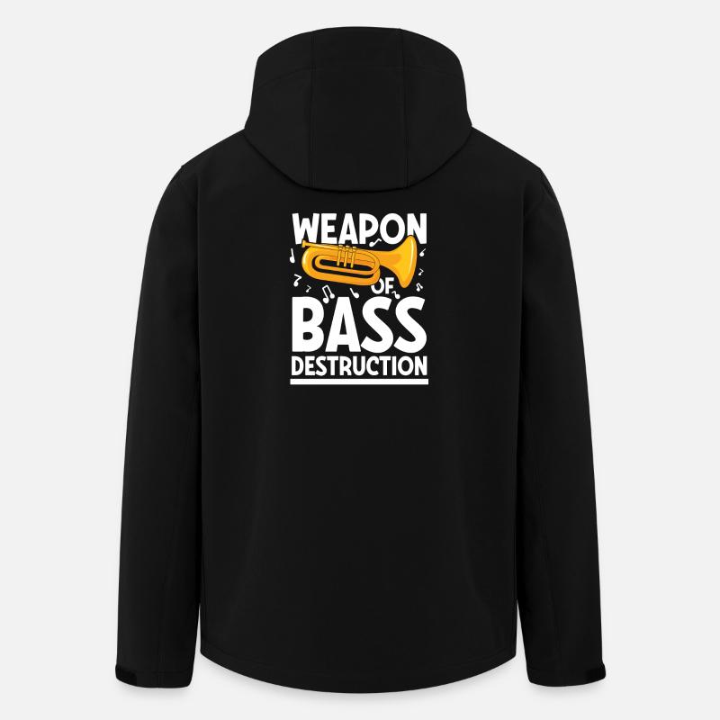 Weapon of bass destruction - Recycelte Männer Softshell-Jacke von Stanley/Stella - Schwarz
