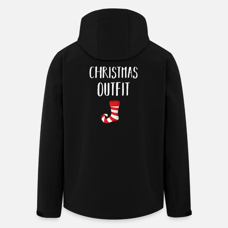 Christmas funny Christmas costume - Men’s Recycled Softshell Jacket by Stanley/Stella - black