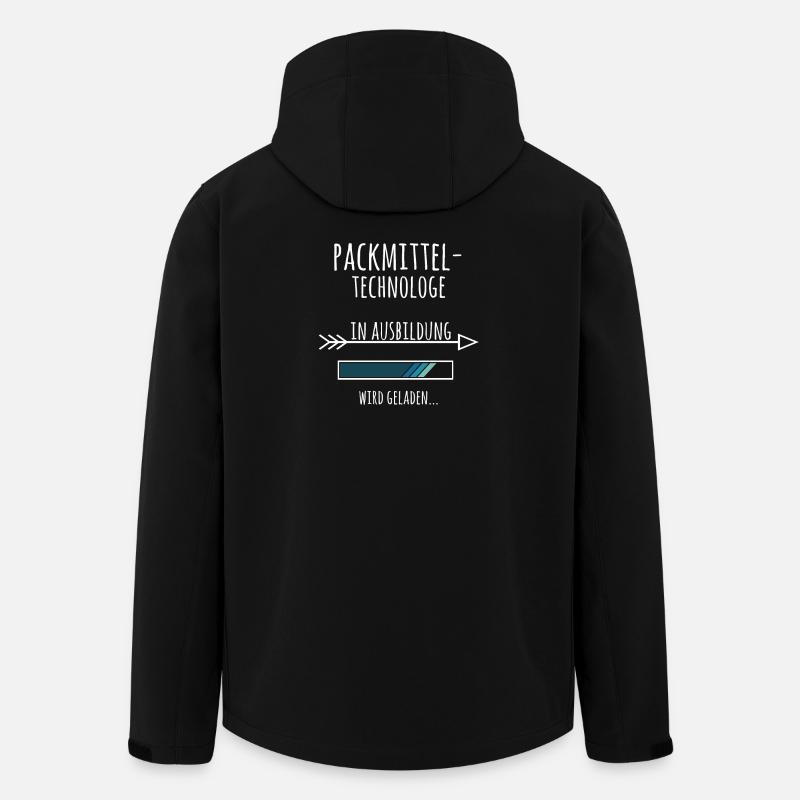 Packmitteltechnologe Ausbildung Beruf Geschenk - Recycelte Männer Softshell-Jacke von Stanley/Stella - Schwarz