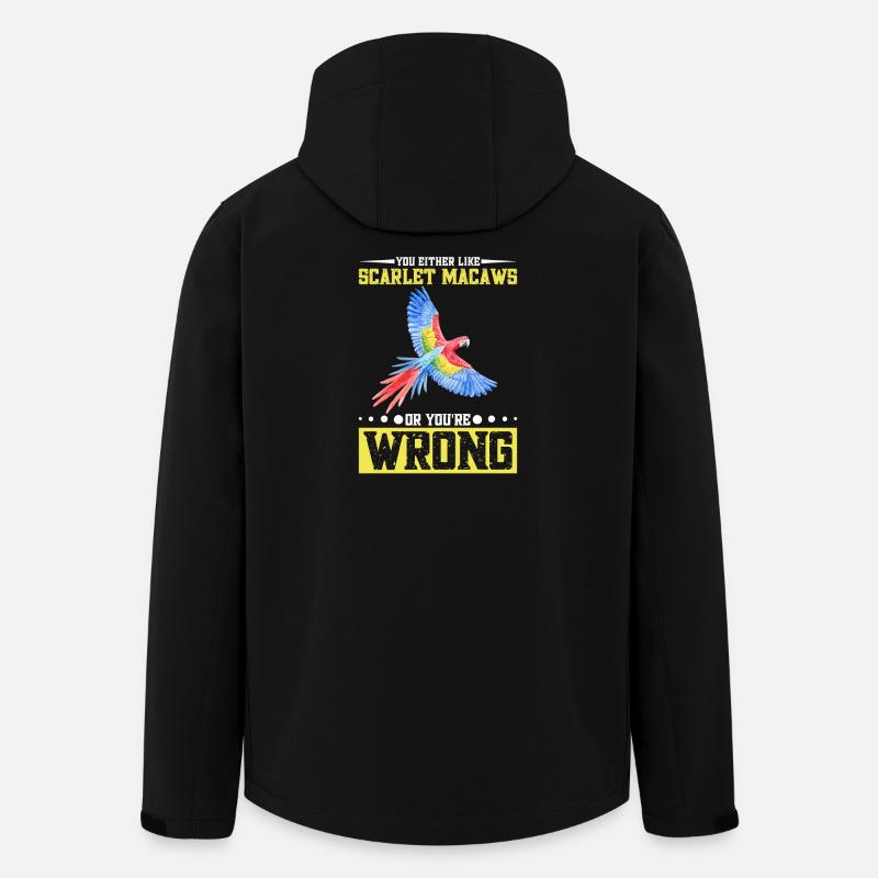Entweder du magst Scharlacharas oder - Recycelte Männer Softshell-Jacke von Stanley/Stella - Schwarz