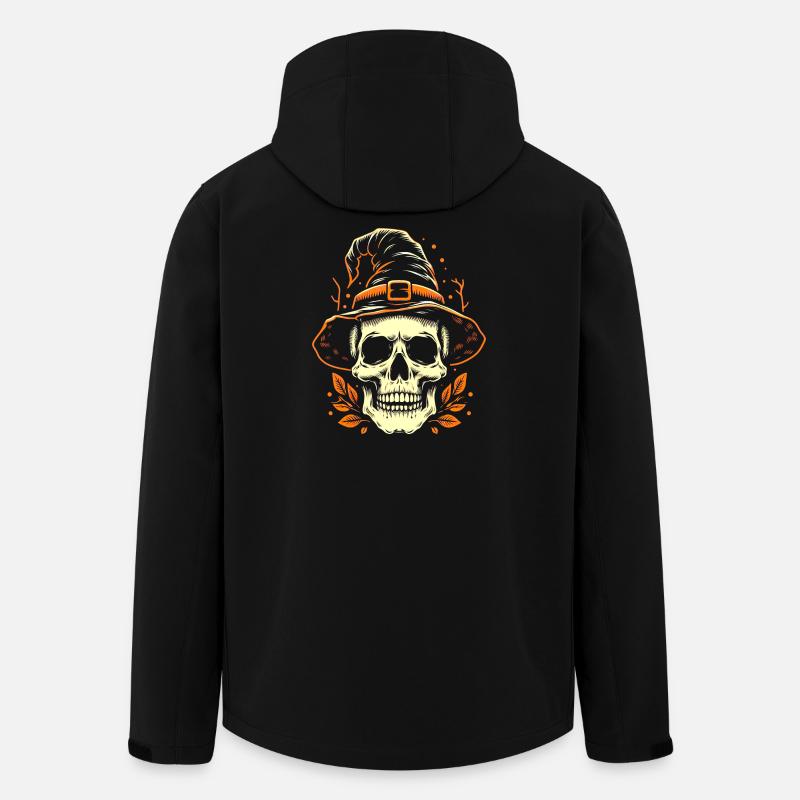 Skull in a hat - Men’s Recycled Softshell Jacket by Stanley/Stella - black