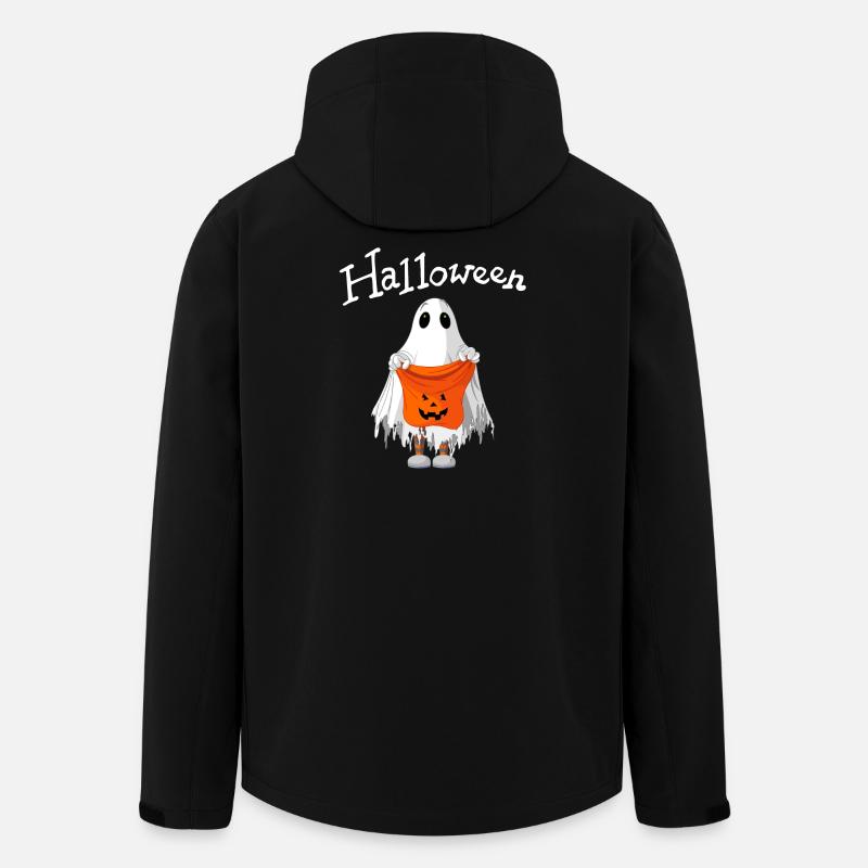 Halloween, Ghost, Halloween Party - Men’s Recycled Softshell Jacket by Stanley/Stella - black