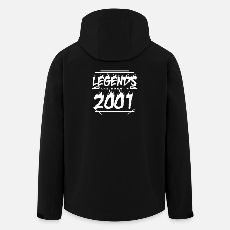 2001 - Year 2001 - Year 2001 - Men’s Recycled Softshell Jacket by Stanley/Stella - black