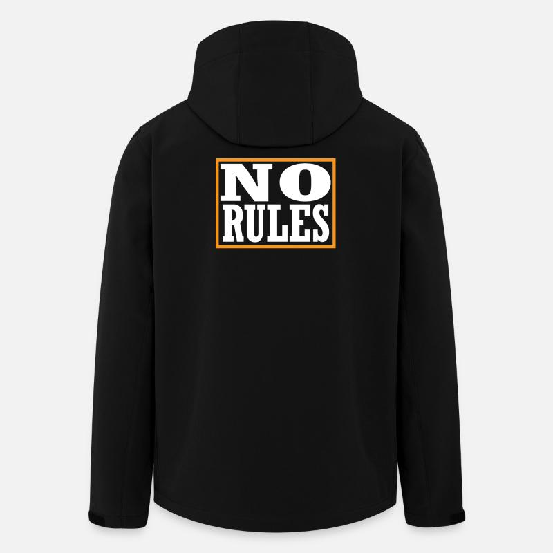 No Rules - Men’s Recycled Softshell Jacket by Stanley/Stella - black
