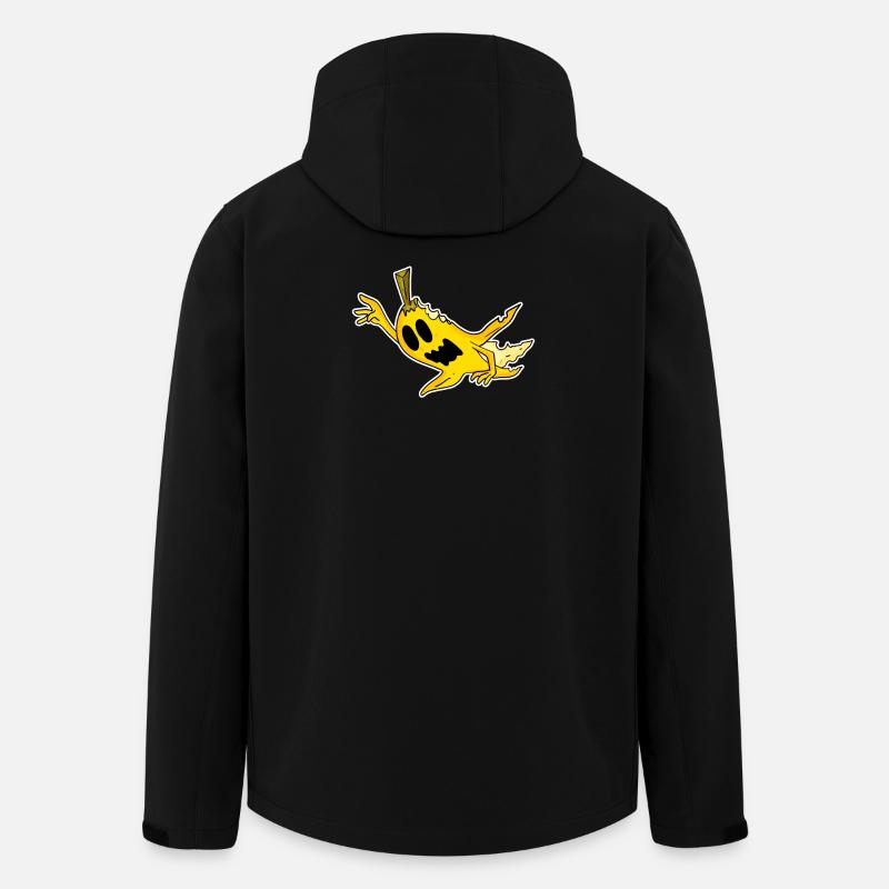 Zombie Banane Horreur Effrayant - Veste softshell homme en polyester recyclé Stanley/Stella - noir