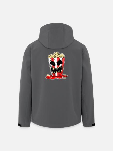 Horrorfilm Horror Film Popcorn Movie Filmabend - Recycelte Männer Softshell-Jacke von Stanley/Stella - Schwarz
