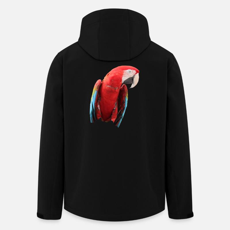 Parrots Bird T-shirt Gift - Men’s Recycled Softshell Jacket by Stanley/Stella - black