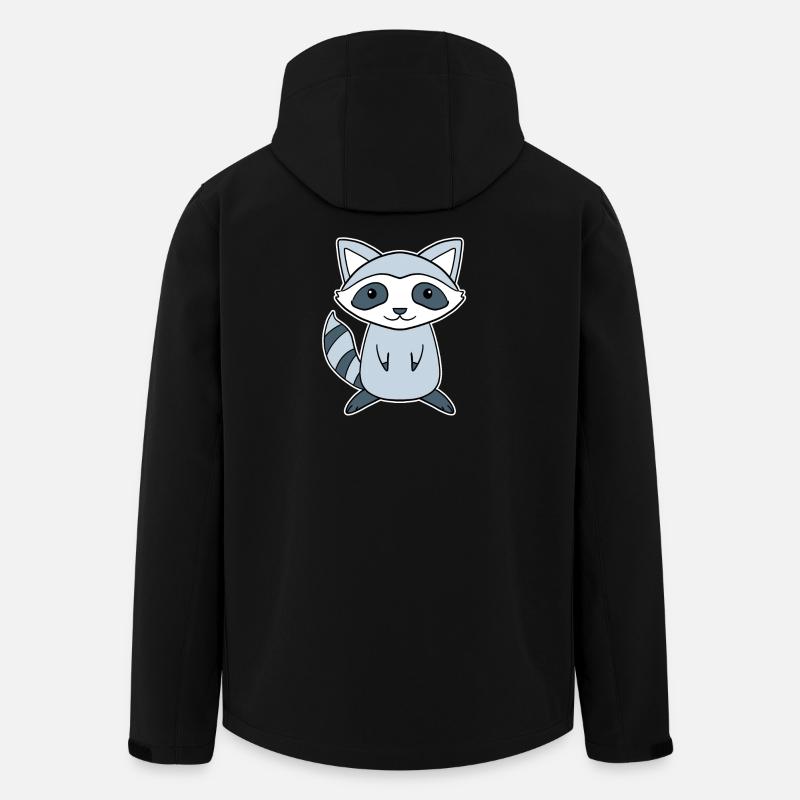 Raccoon - Men’s Recycled Softshell Jacket by Stanley/Stella - black