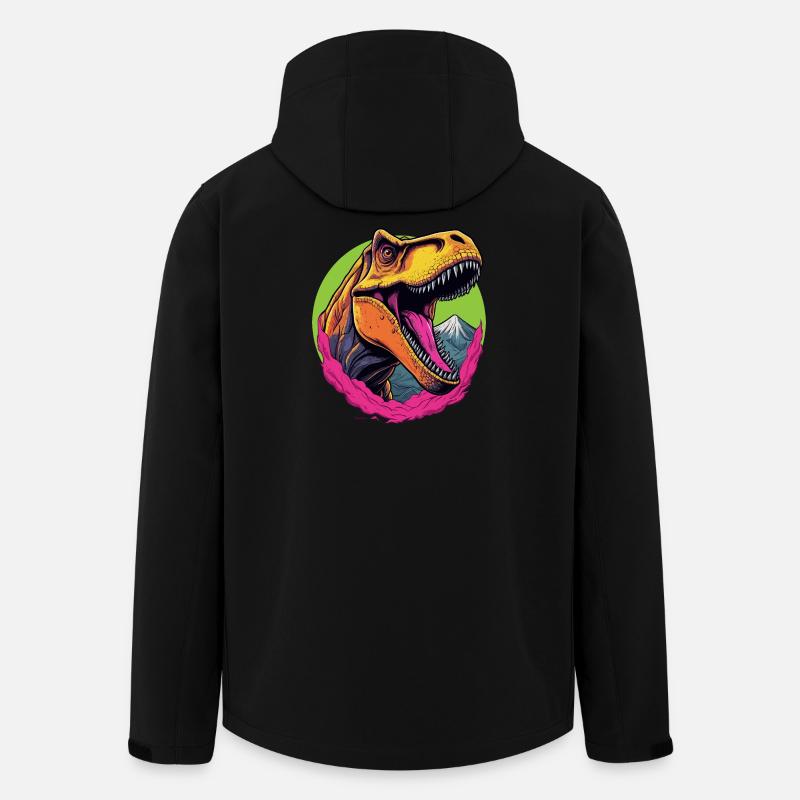 Tyrannosaurus Rex - Recycelte Männer Softshell-Jacke von Stanley/Stella - Schwarz