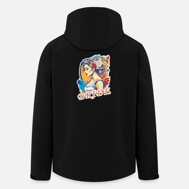 Bride - Men’s Recycled Softshell Jacket by Stanley/Stella - black