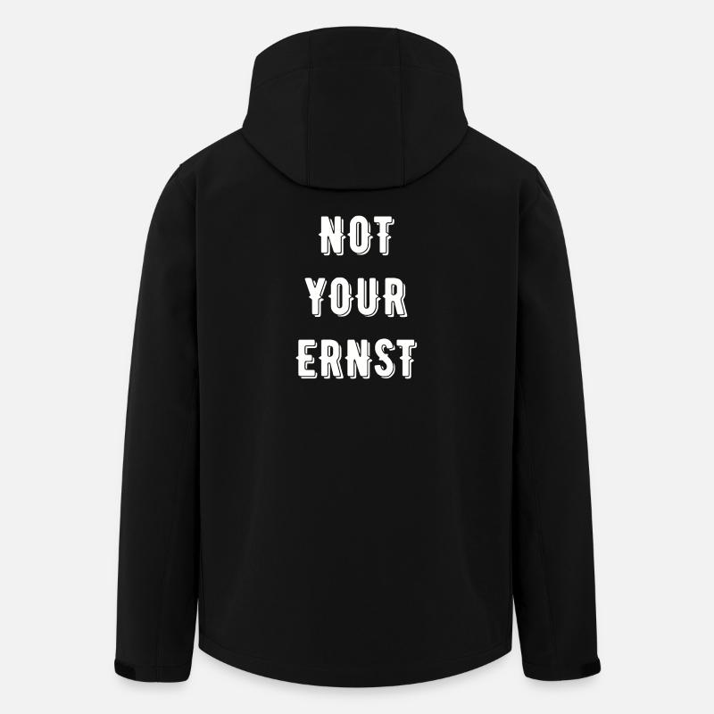 Not your Ernst Denglisch - Recycelte Männer Softshell-Jacke von Stanley/Stella - Schwarz