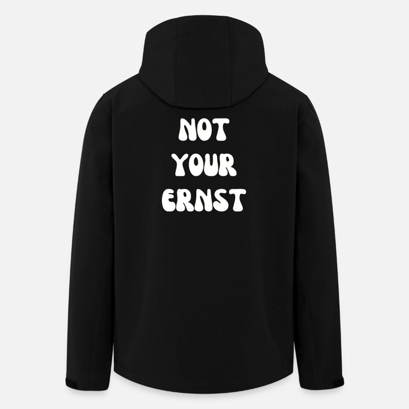 Not your Ernst Denglisch - Recycelte Männer Softshell-Jacke von Stanley/Stella - Schwarz