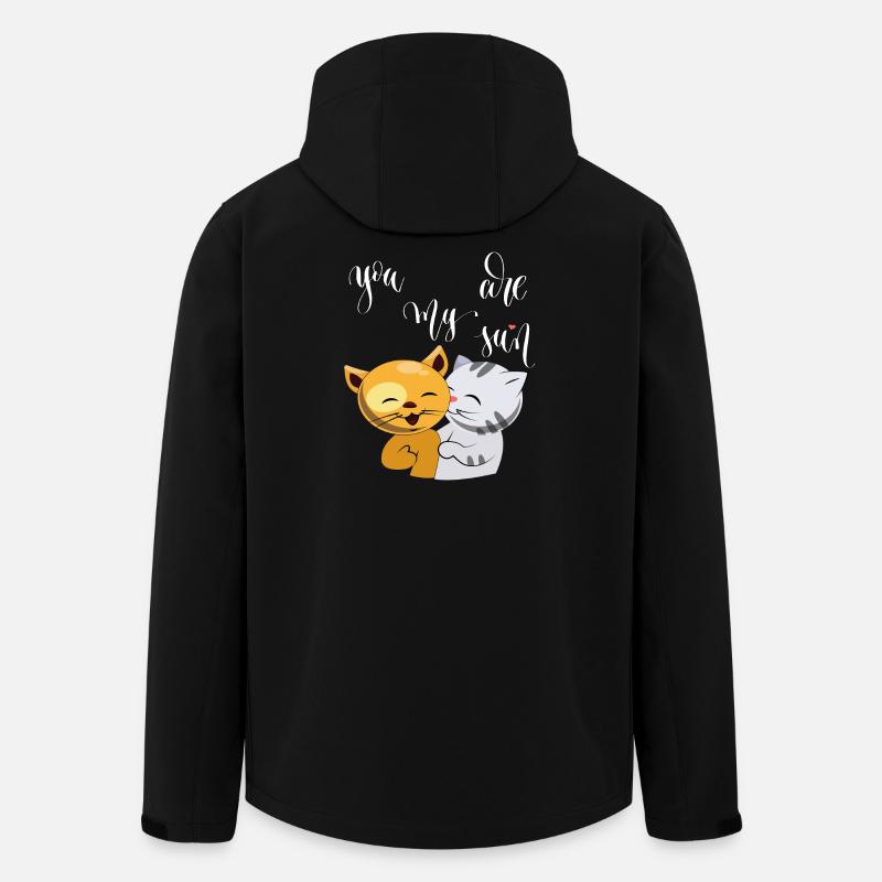 Chats, vous êtes mon Soleil - Veste softshell homme en polyester recyclé Stanley/Stella - noir
