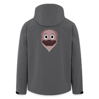 Tête d’animal ornithorynque Tête d’animal - Veste softshell homme en polyester recyclé Stanley/Stella - noir - Dos - AI Model Male 185 light (185cm)
